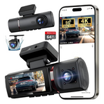 1080p 3 Channel 4K Dash Cam Rear And Inside With 32GB Card