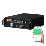 ECO-WORTHY 48V 100Ah 5.12KWh LiFePO4 3U Size V3 Server Rack Battery [Certified Refurb]