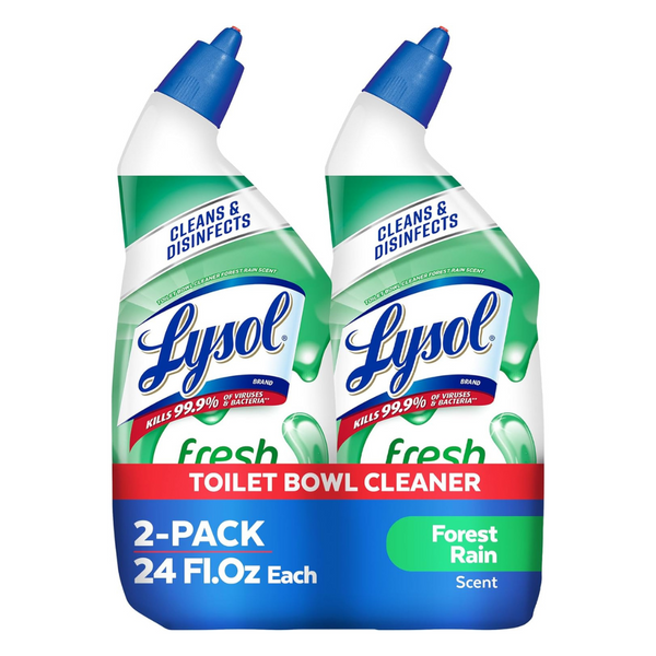 2-Pack 24-Oz Lysol Toilet Bowl Cleaner Gel (Forest Rain Scent)