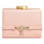 Women's Leather Trifold RFID Blocking Slim Wallet