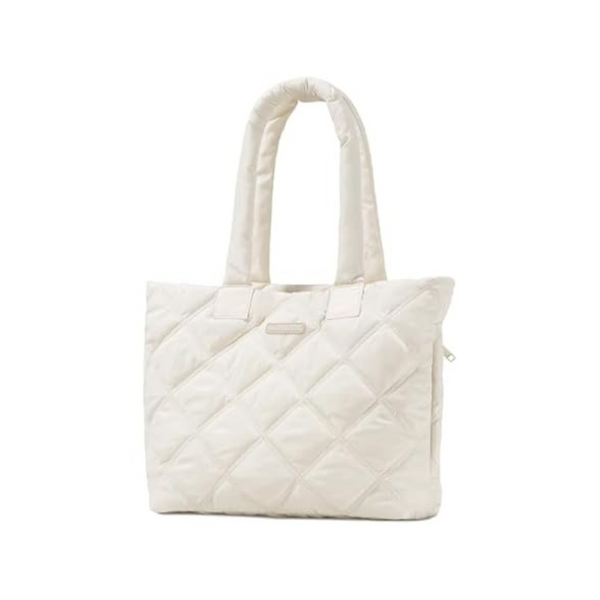 Women's Puffer Tote Bag With 15.6" Compartment And Zipper