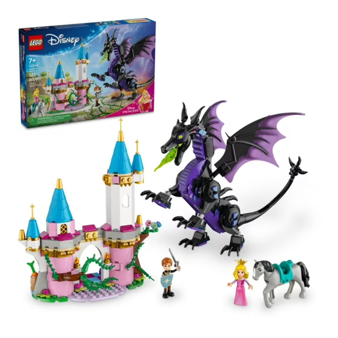 583-Piece LEGO Disney Princess Maleficent's Dragon Form Building Set