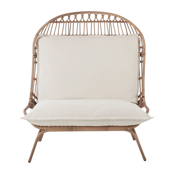 Better Homes & Gardens Willow Sage Outdoor Wicker Patio Cuddle Chair