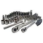 81-Piece Craftsman 1/4" & 3/8" Drive SAE/Metric Mechanics Tool Set