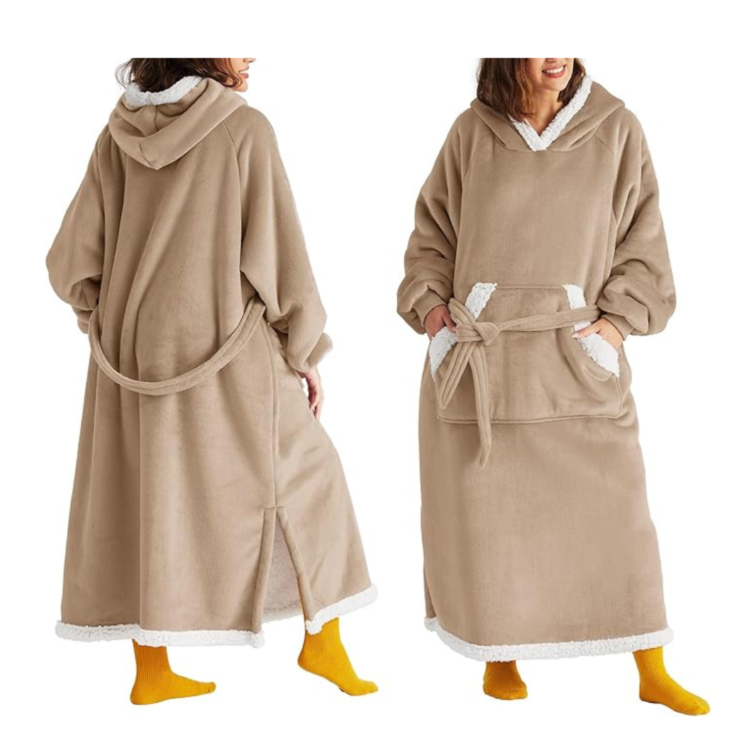 Bedsure Women's Wearable Blanket Hoodie