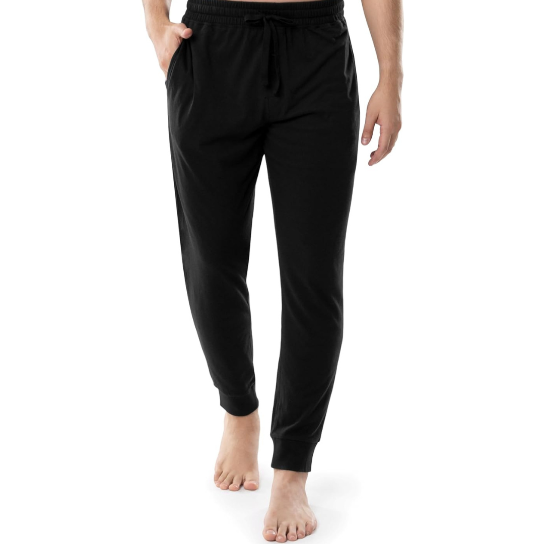 Fruit of the Loom Men's Jersey Knit Jogger Sleep Pant (2 colors)