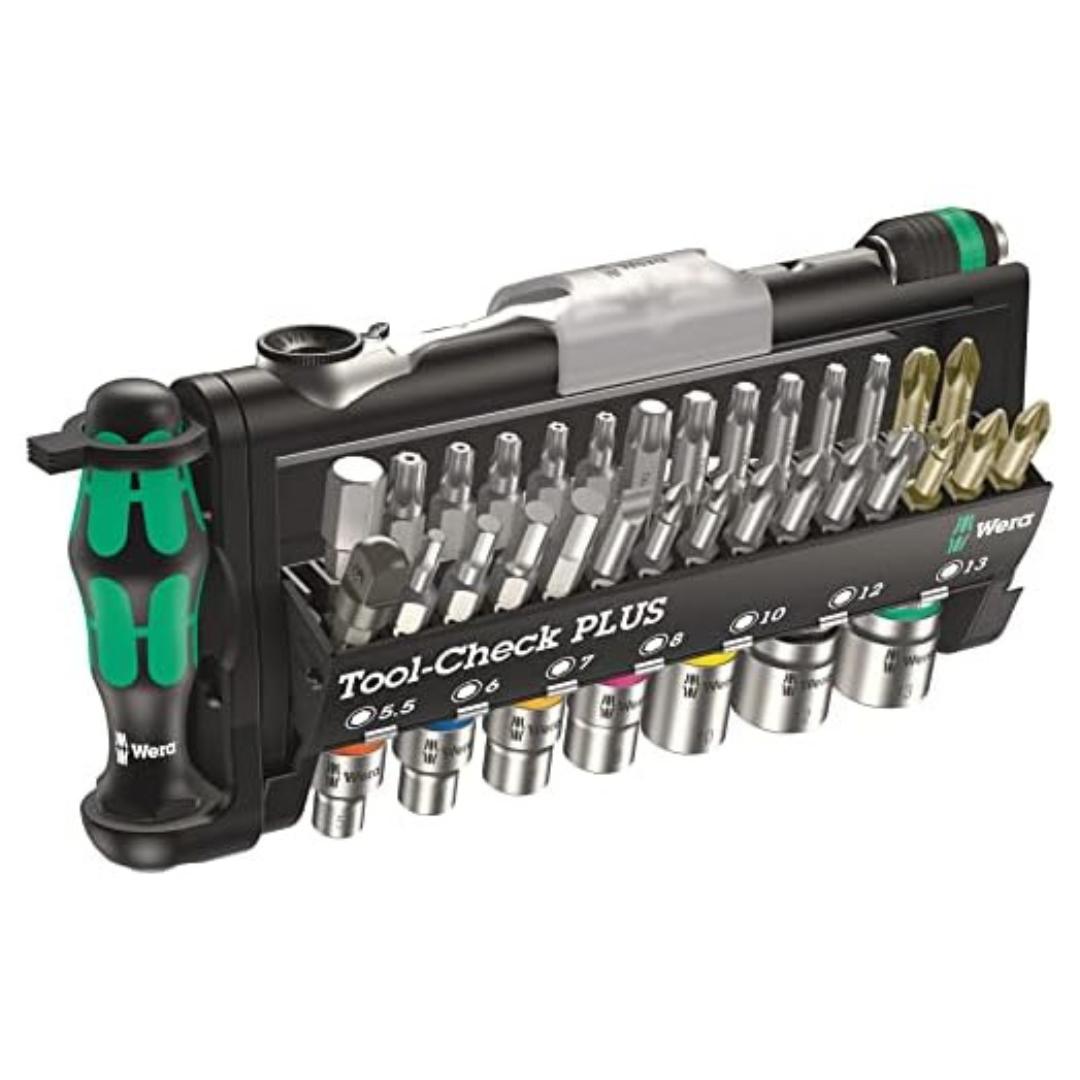 39-Piece Wera Tool-Check Plus Bit Ratchet Set w/ Sockets (Metric)