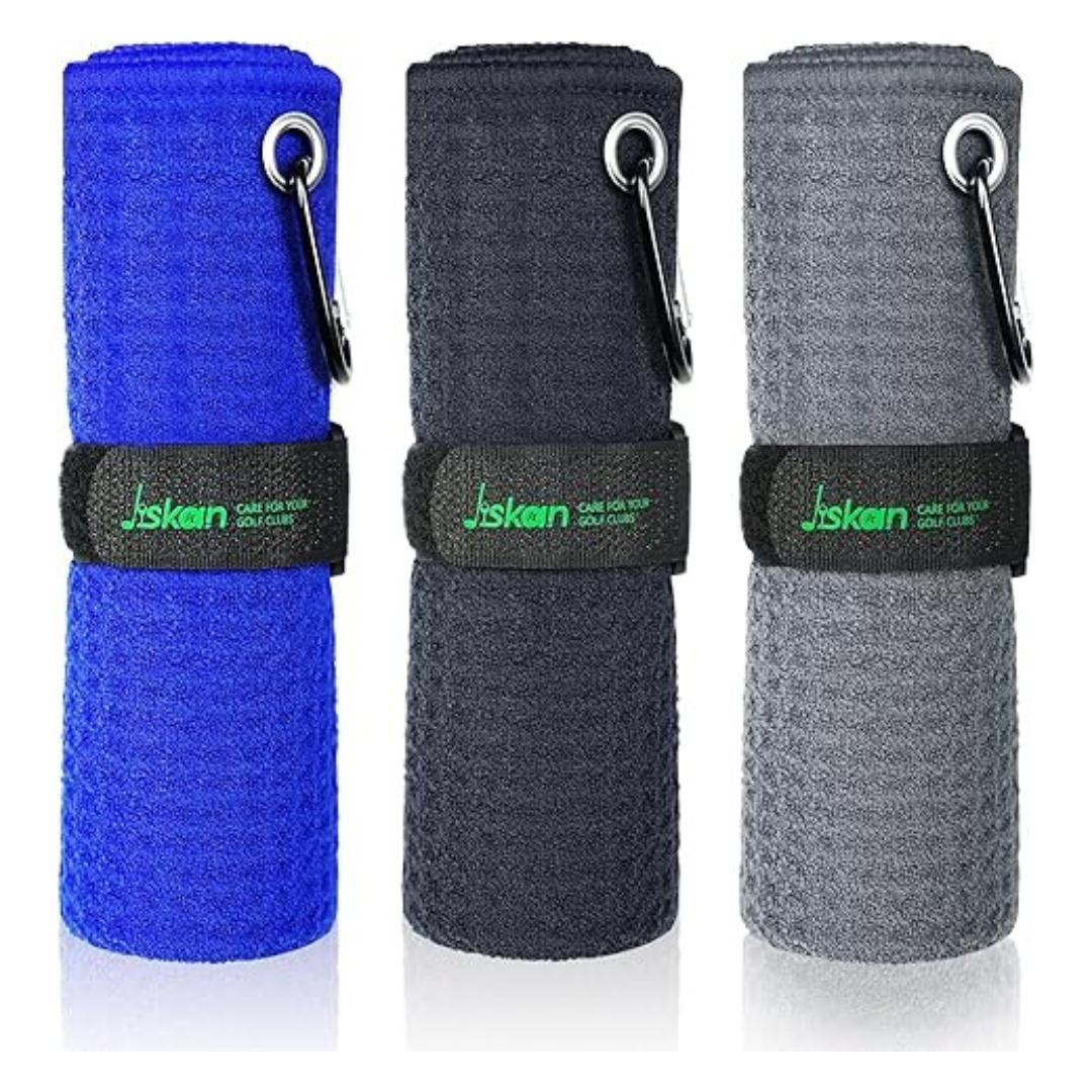 Jiskan Pro Golf Towel Microfiber Golf Towel (16" X 16")