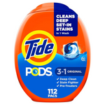 4 Tubs Of Tide Pods (112 Count, 448 Total)