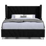 Furniture Of America Queen Size Fabric Upholstered Panel Beds