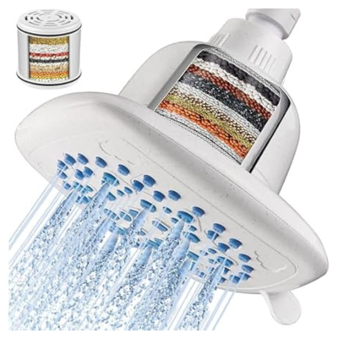 Cobbe 6" Square 7 Modes 16 Stage Filtered Shower Heads