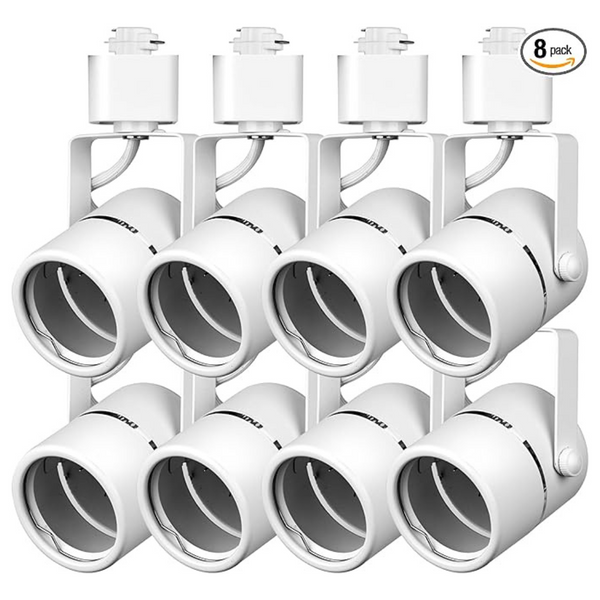 8-Pack AOAXL 7W H Type Track Lighting Heads
