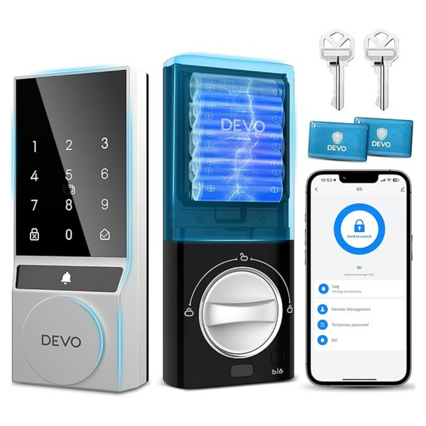 Devo G5 Keyless Entry Smart Door Lock Bulit-In WiFi