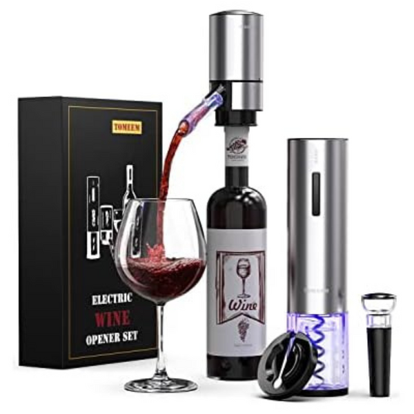 Tomeem Rechargeable Electric Wine Gift Set