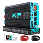3000W Pure Sine Wave Power Inverter 12V DC To 120V AC