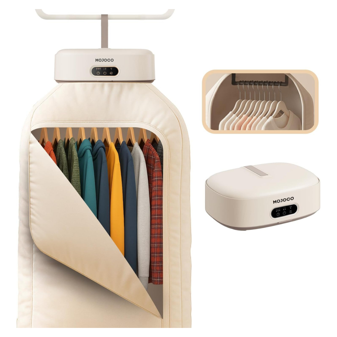 Mojoco Portable Quiet Mini Clothes Dryer Machine