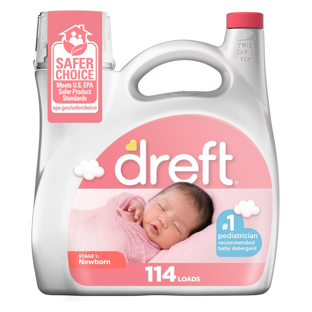 150 Fl Oz Dreft Stage 1 Newborn Baby Laundry Detergent Liquid