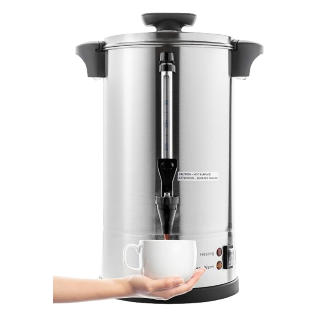 SYBO Commercial Grade 50-Cup Stainless Steel Percolate Coffee Maker