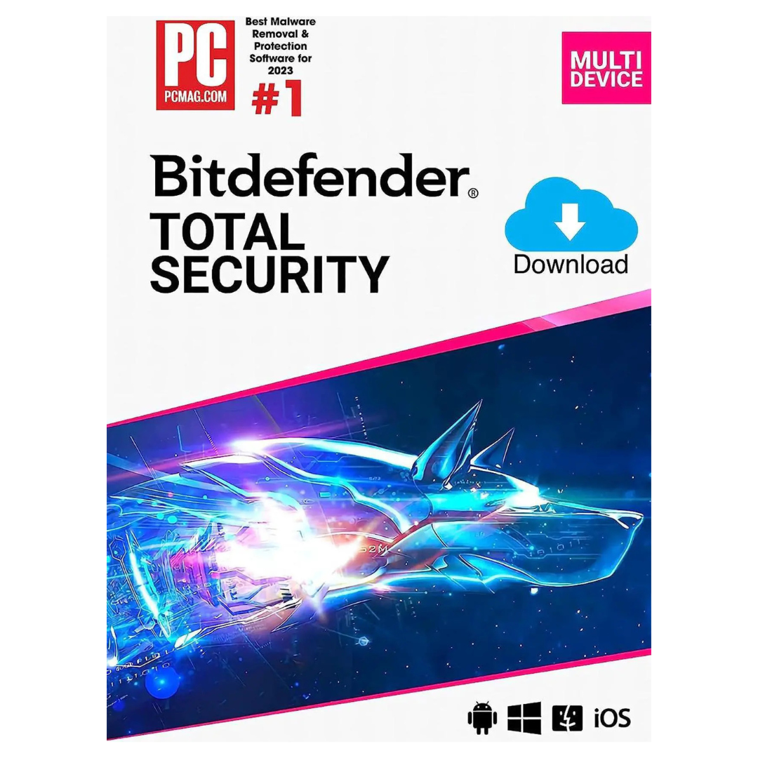 2-Years Bitdefender Total Security 2025 Software (5 Devices)