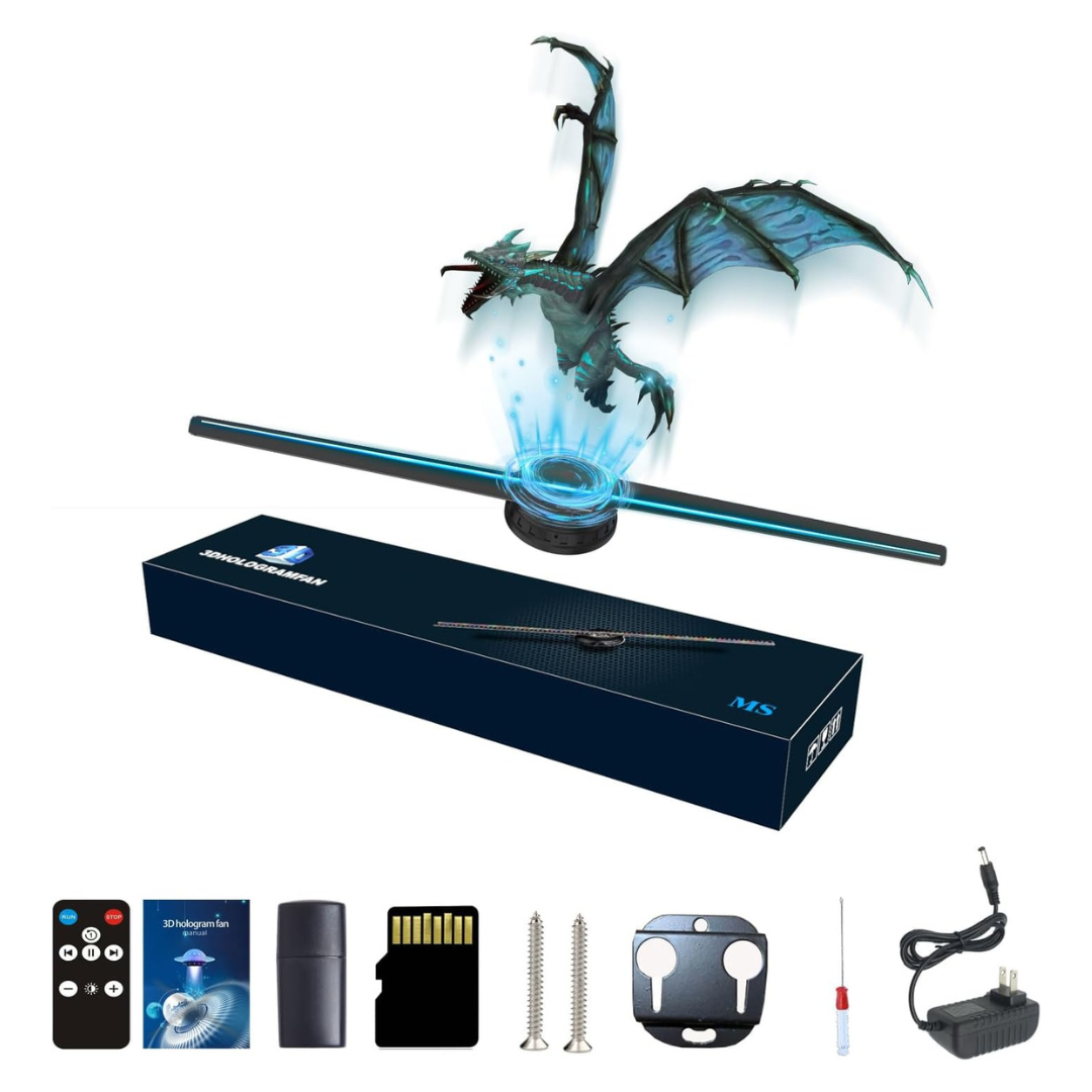 MISSYOU 16.5" WiFi & APP Controlled 3D Hologram Fan