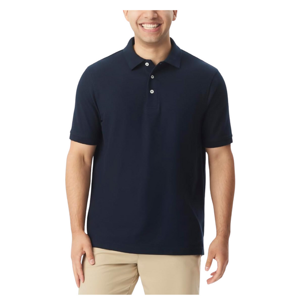 French Toast Men's Short Sleeve Pique T-shirt Polo