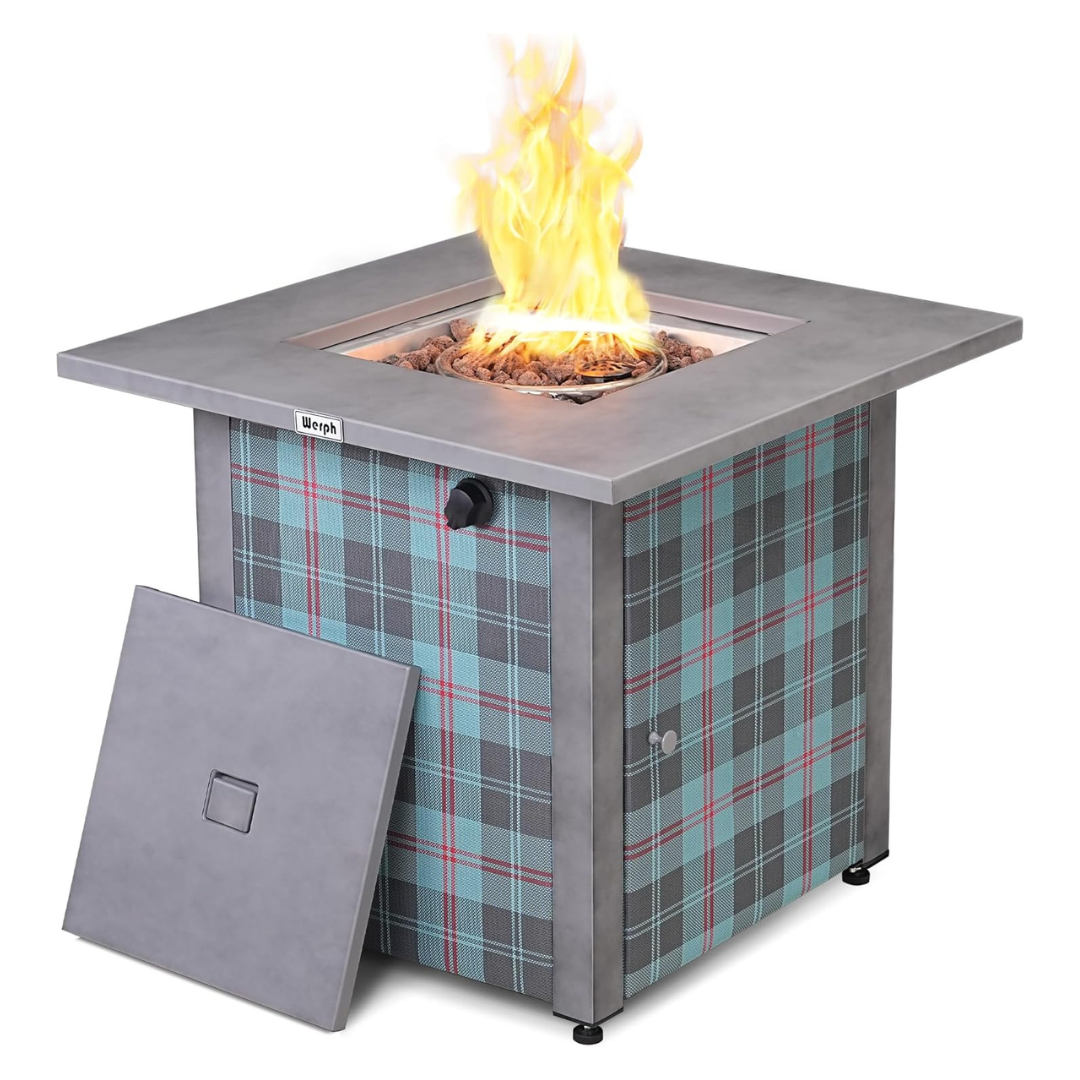 Werph 28" 50,000 BTU Propane Fire Pit Table