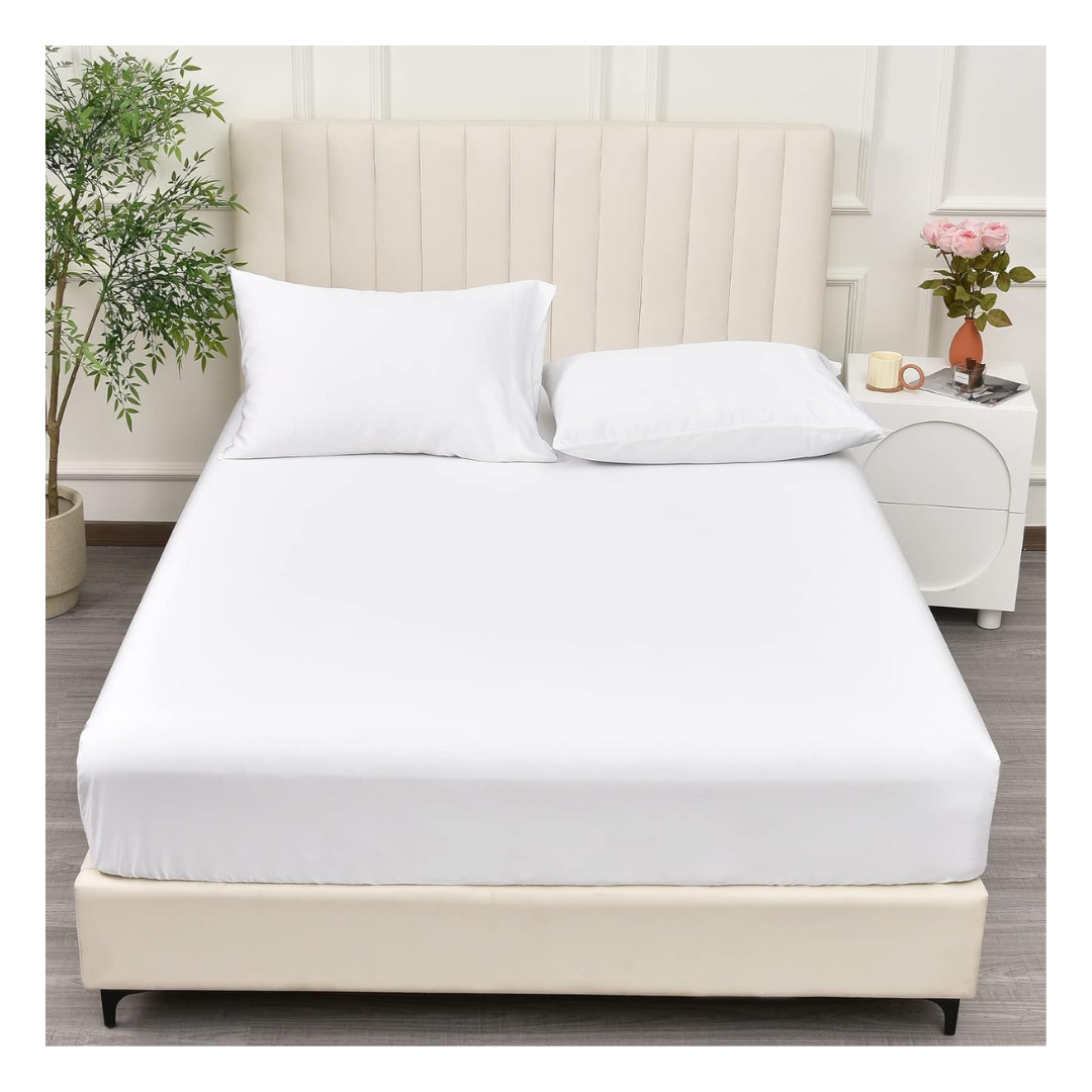 100% Rayon Derived from Bamboo Cooling Fitted King Size Sheet