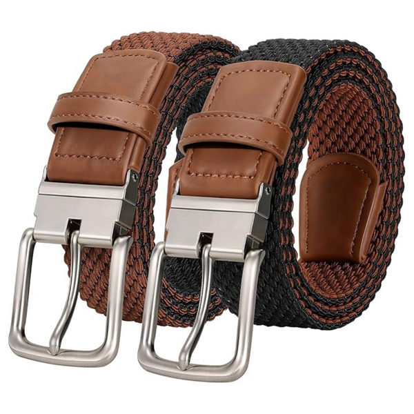 Reversible Elastic Braided Belt