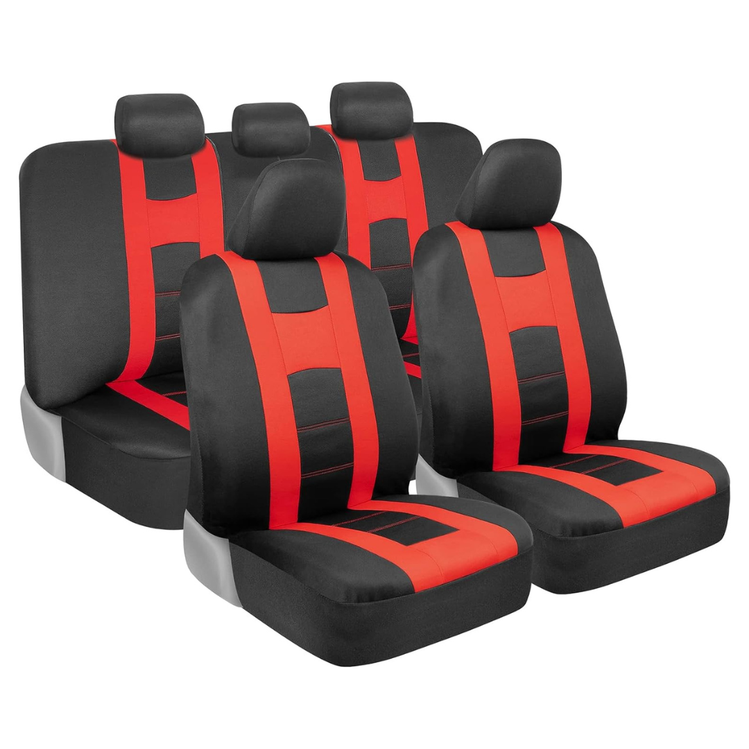 BDK carXS Forza Red Car Seat Covers Full Set