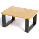 15.4" x 7" x 11" Fesas Mobility One Step Wooden Shower Stool