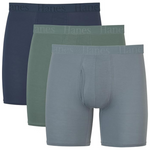 3-Pack Hanes Men's Supersoft Fabric Boxer Briefs (2 Colors)