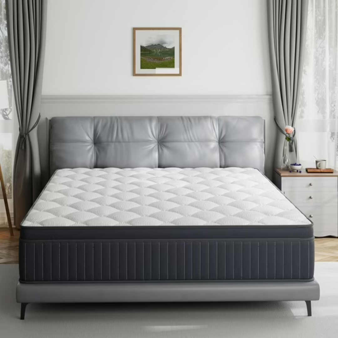 Babo Care TXO 12" Cooling Queen Medium Euro Hybrid Mattress