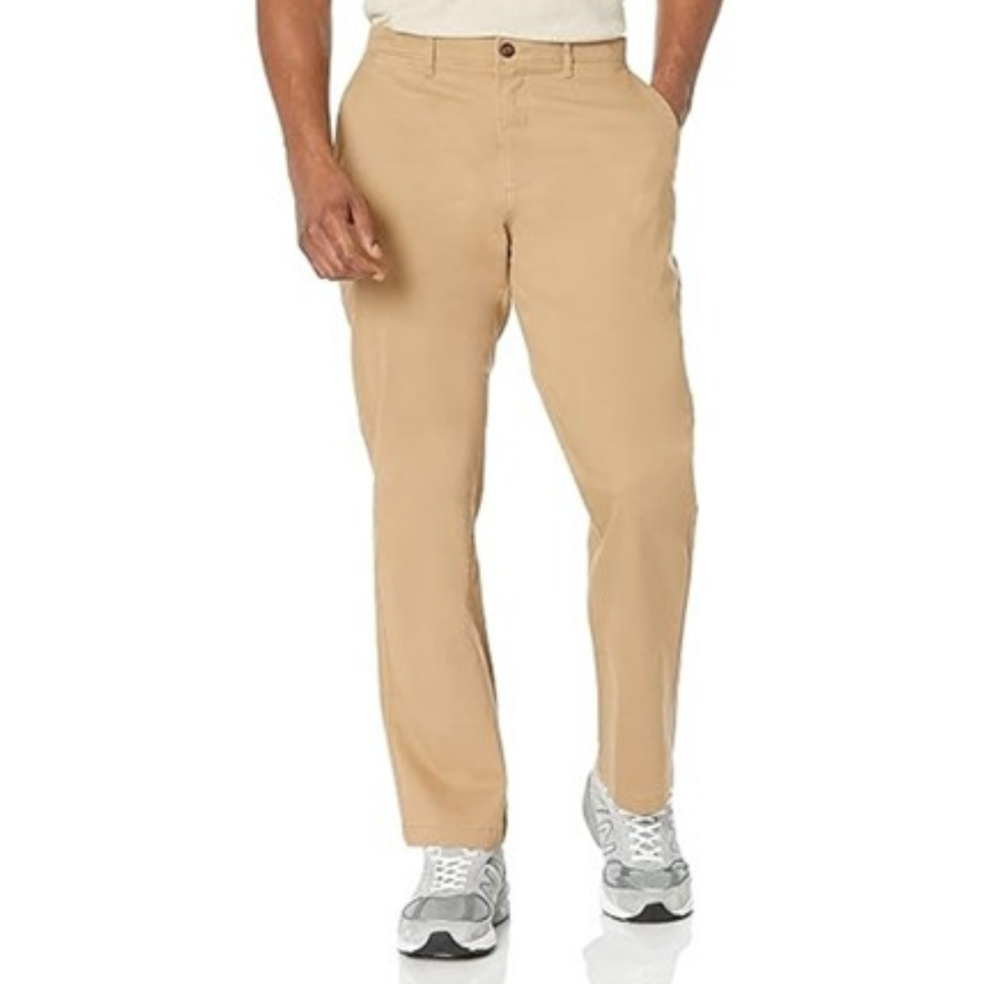 Amazon Essentials Men's Classic-Fit Casual Stretch Chino Pant