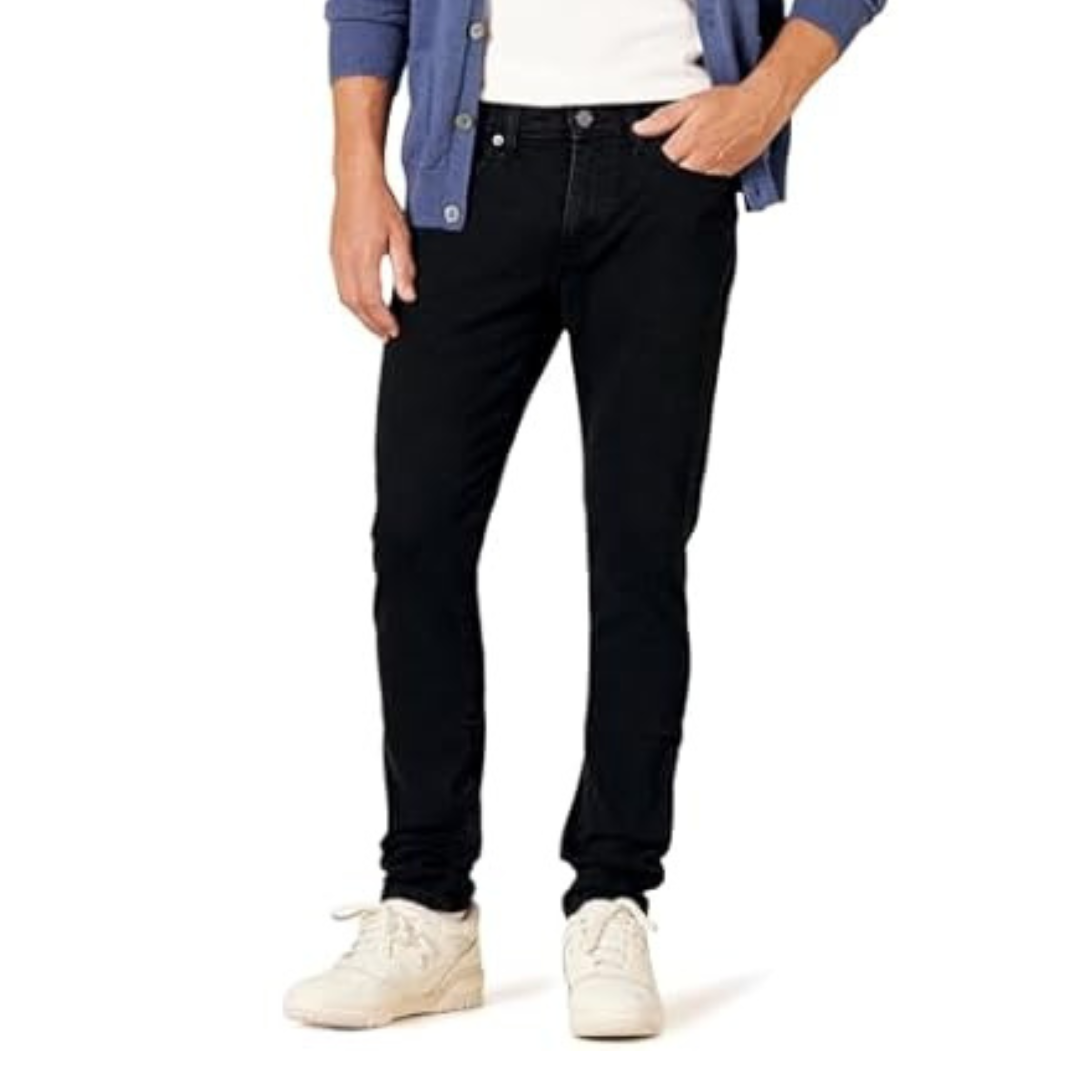 Amazon Essentials Men's Skinny-Fit Stretch Jeans (Various)
