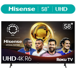 Hisense R6 Series 58" 4K Ultra HDR Smart LED Roku TV