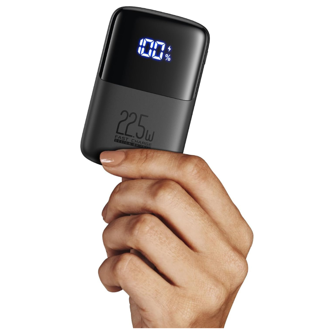 INIU 10000mAh 22.5W 3-Ports USB-C Portable Power Bank