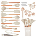 34-Piece Non-Stick Silicone Cooking Utensils Set