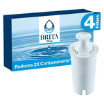 4-Count Brita Plus Replacement Water Filter For Pitchers & Dispensers