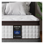 Kescas Full Size 10" Hybrid Mattress With Memory Foam