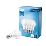 4-Pack PHILIPS 75-Watt Equivalent A19 E26 LED Light Bulb