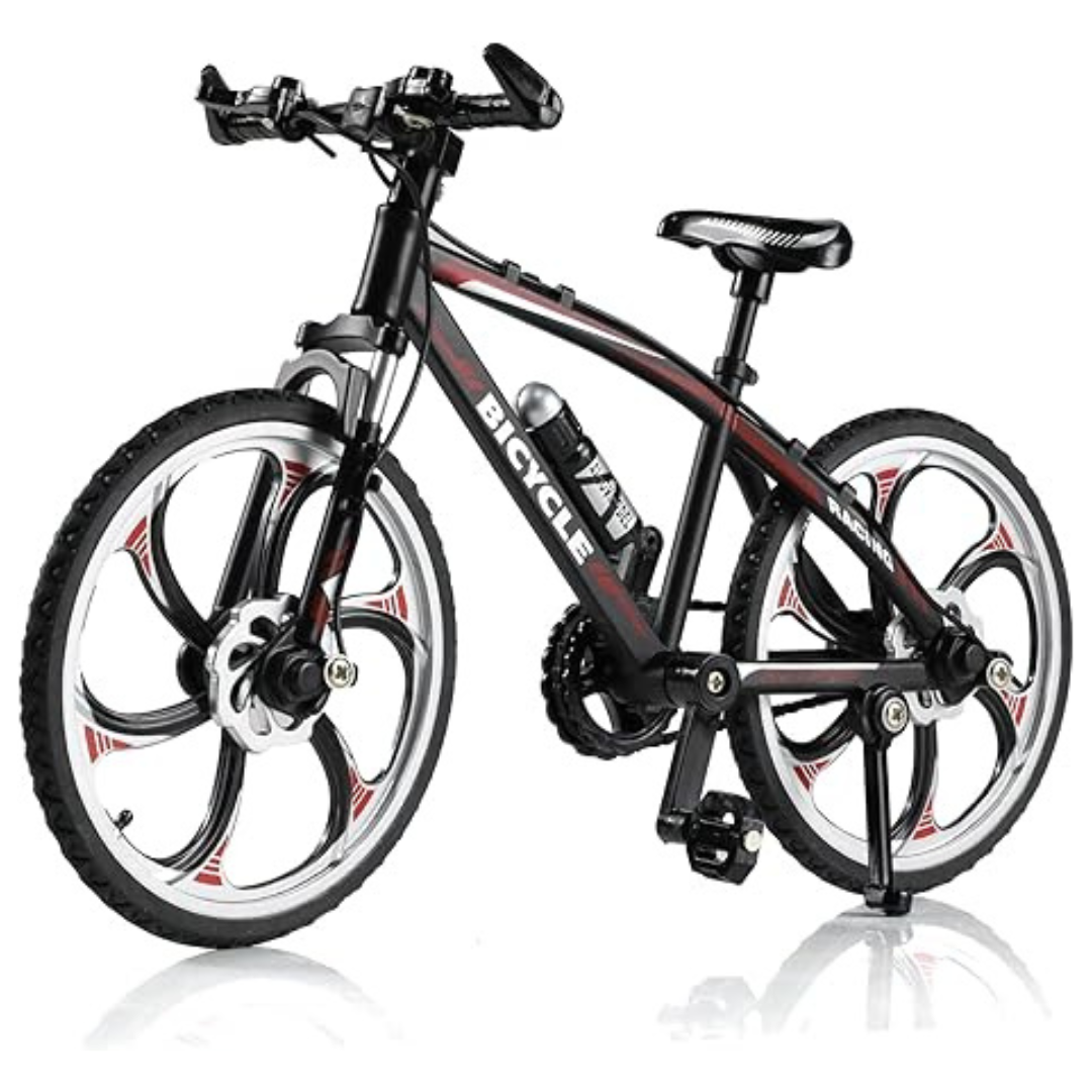 7.68" 1:8 Scale Die-Cast Alloy Mountain Bicycle Finger BMX Toy