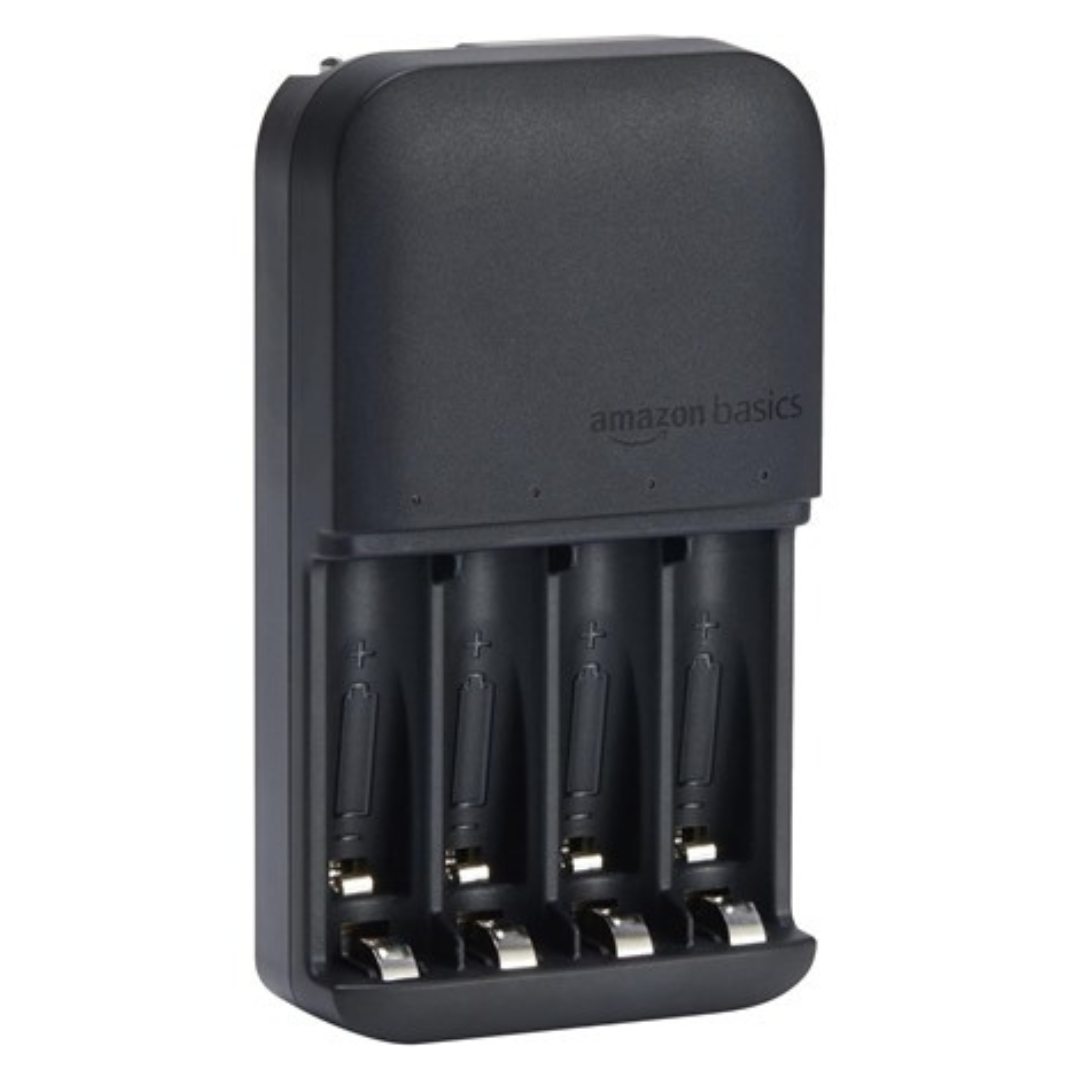 Amazon Basics Battery Charger for Rechargeable AA and AAA NiMh Batteries