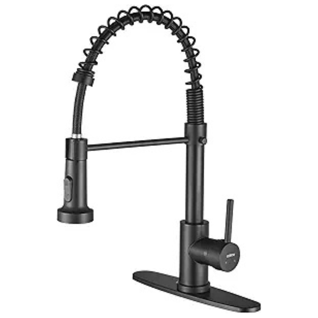 Kitchen Faucet With Pull Down Sprayer (2 Colors)