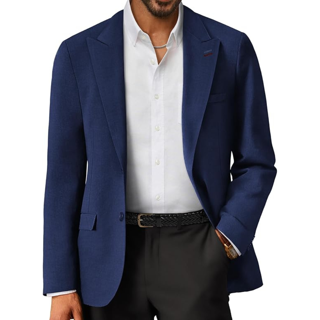Men's Peaked Lapel Two Button Sport Coat Jacket (Various)