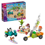 113-Piece LEGO Friends Surfing Dogs and Scooter Adventure (42641)