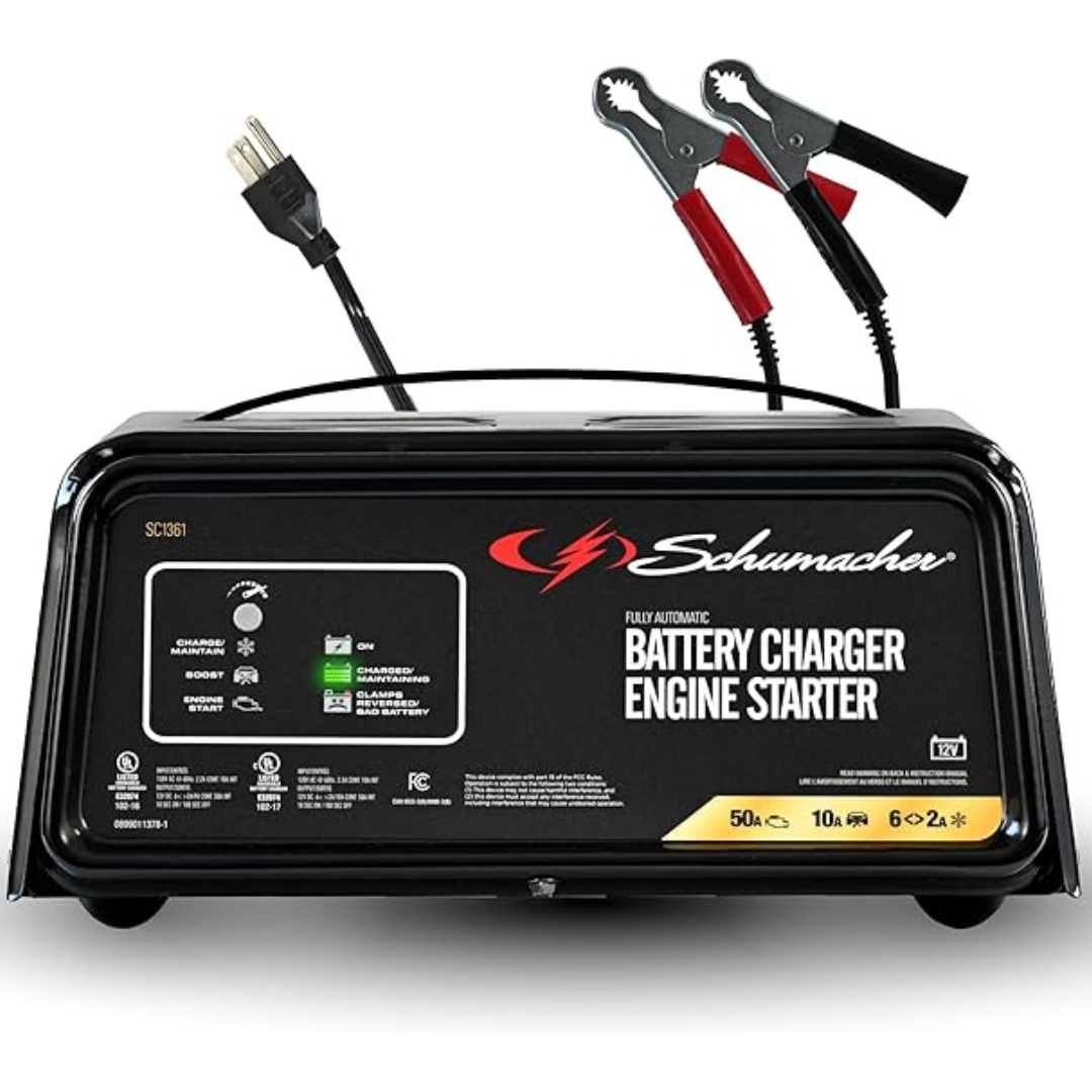 Schumacher Electric 50 Amp 12V Fully Automatic Car Battery Charger