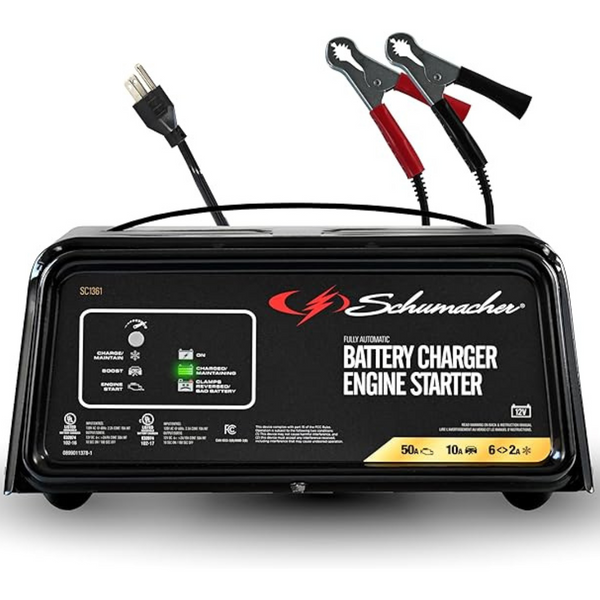 Schumacher Electric 50 Amp 12V Fully Automatic Car Battery Charger