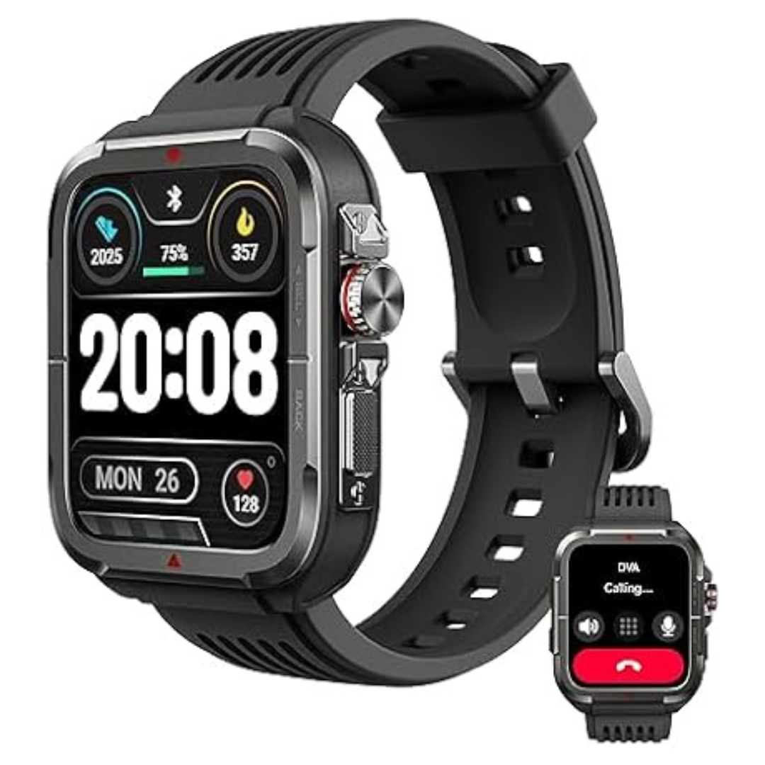 SKG R8 Unisex 1.8" Military Fitness Tracker Smartwatch