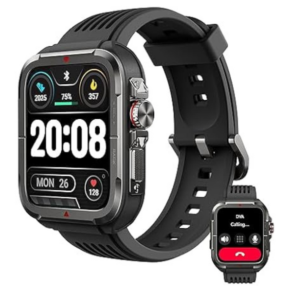 SKG R8 Unisex 1.8" Military Fitness Tracker Smartwatch
