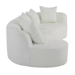 CKH Haven Modern Boucle Fabric Upholstered 5-Seater Sectional Sofa